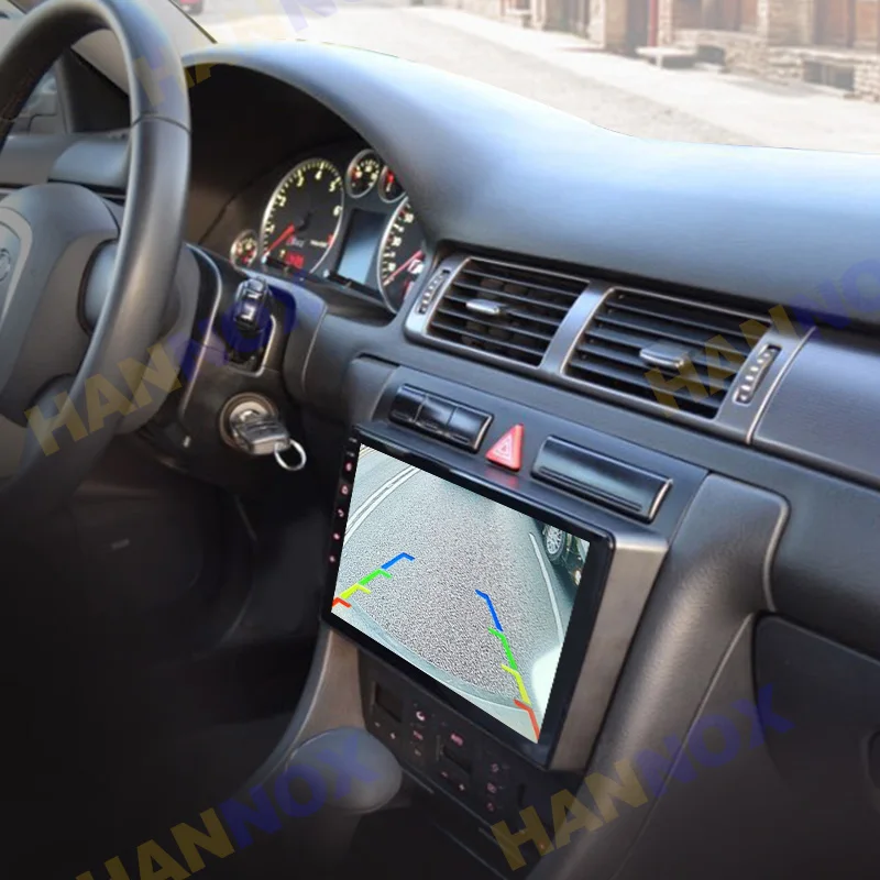 Автомагнитола 2 Din HANNOX 9 дюймов Android мультимедийный GPS навигатор плеер Рамка для Audi