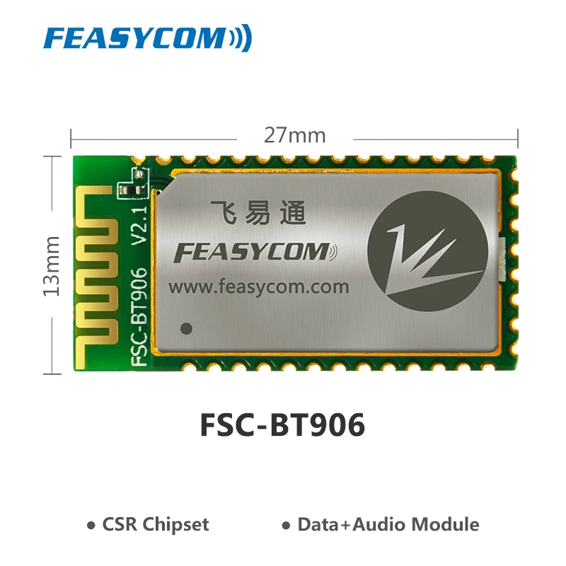 Модуль FEASYCOM BLE 4 2 с двойным режимом Bluetooth аудио модуль CSR8811 A2DP для гарнитуры