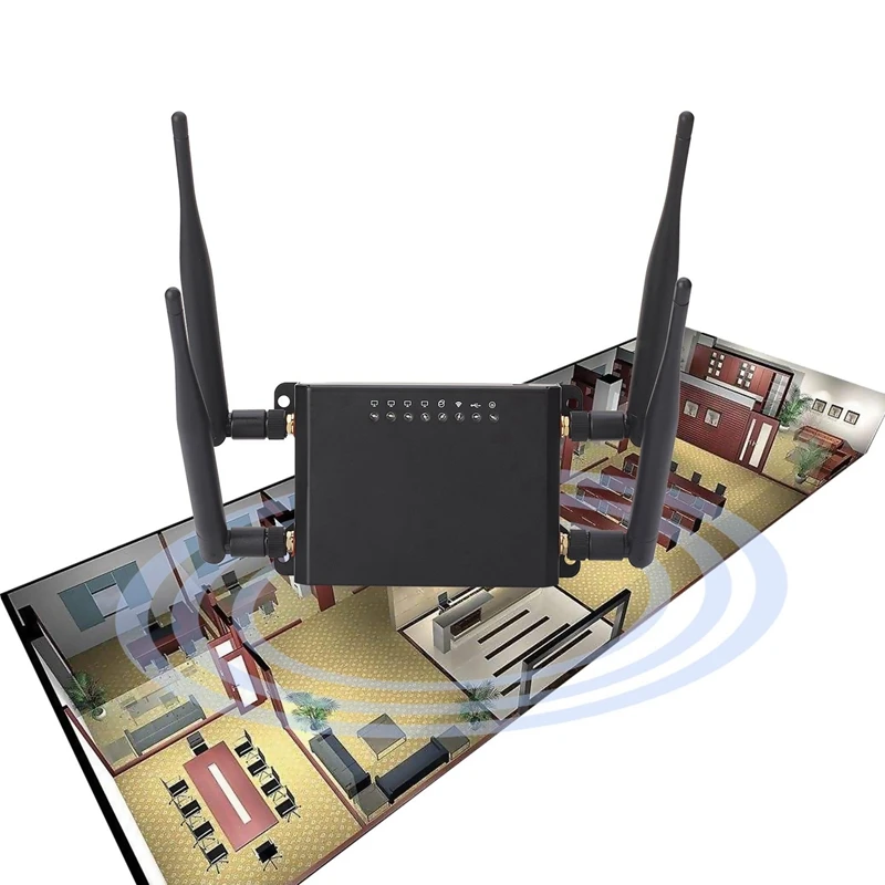 4G LTE Modem WiFi Router With SIM Card Slot Access Point 128MB Openwrt Car/Bus GSM 4G LTE USB Router Wireless Repeater WE826-T2
