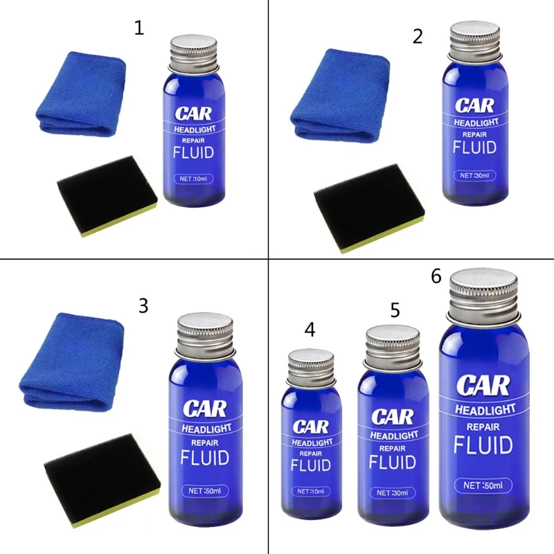 

Car Lmap Repairing Agent Tool Set Quickly Scratch Dust Remover - 10/30/50ml R9CC