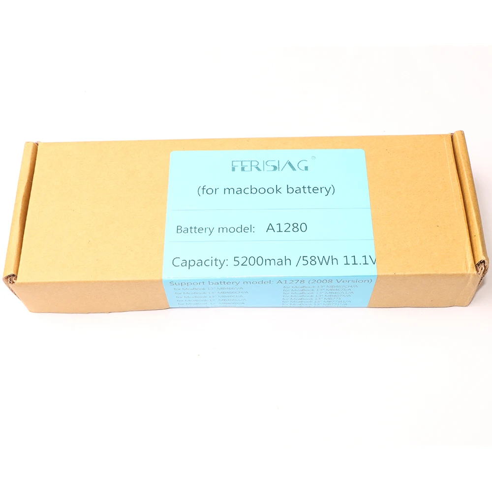 FERISING оригинальный A1280 Аккумулятор для ноутбука Apple MacBook 13 &quotA1278 (версия 2008) MB466LL/A