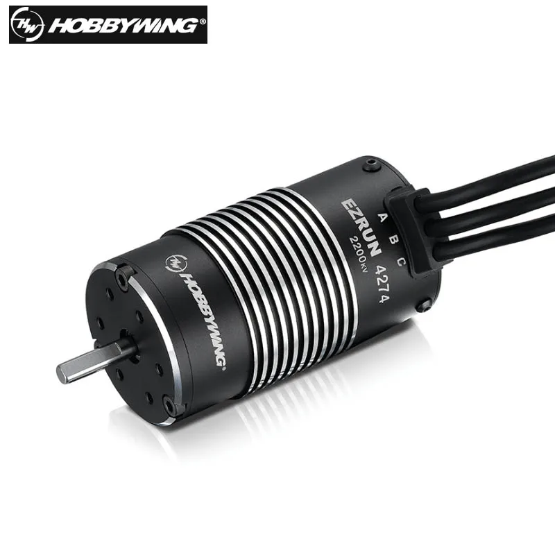 100% originalHobbywing EZRUN SL 4274 4 полюса 2200KV высокочастотный бесщеточный двигатель для 1/8 Rc