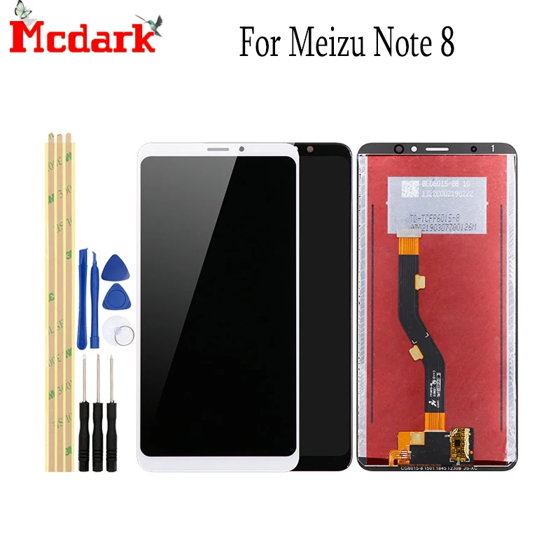 ЖК экран для Meizu Note 8 M822H 6 0 дюймов Сменные аксессуары дисплей + сенсорный смартфона
