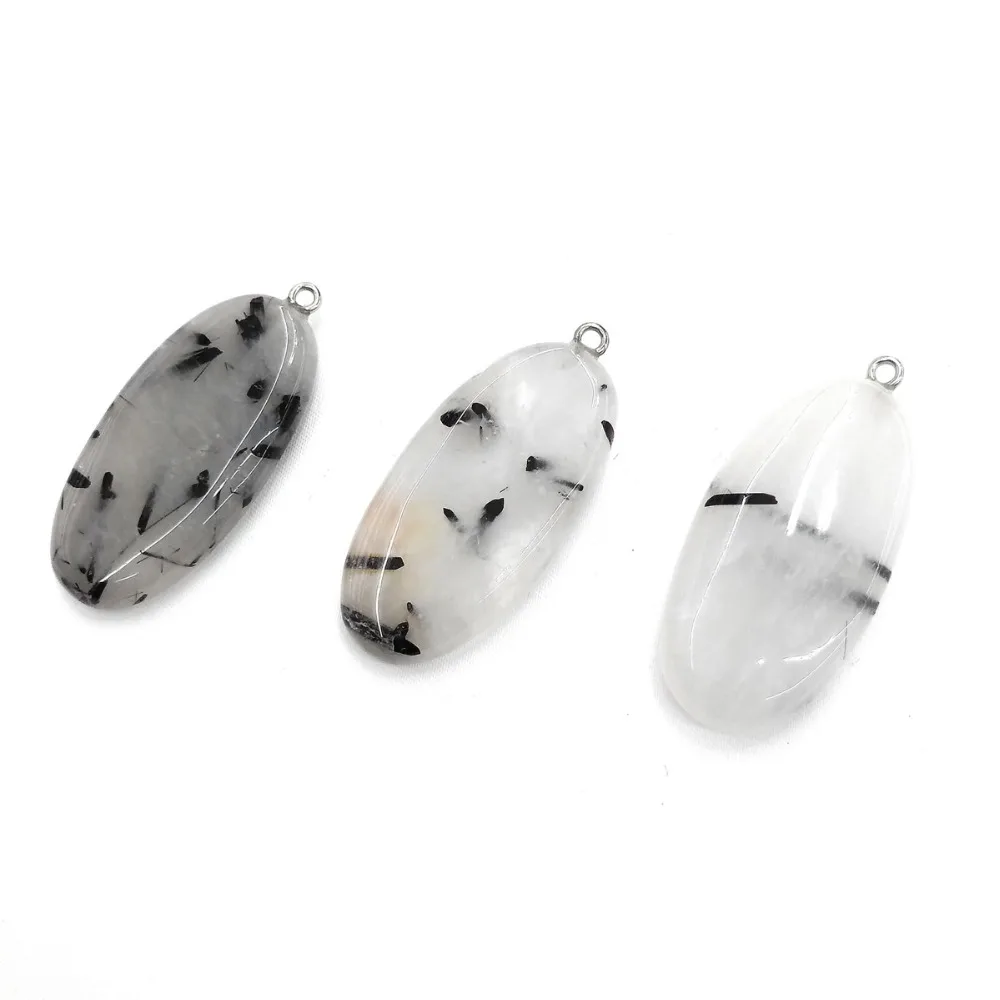 Подвески из натуральной кожи эллиптической формы кулон для изготовления