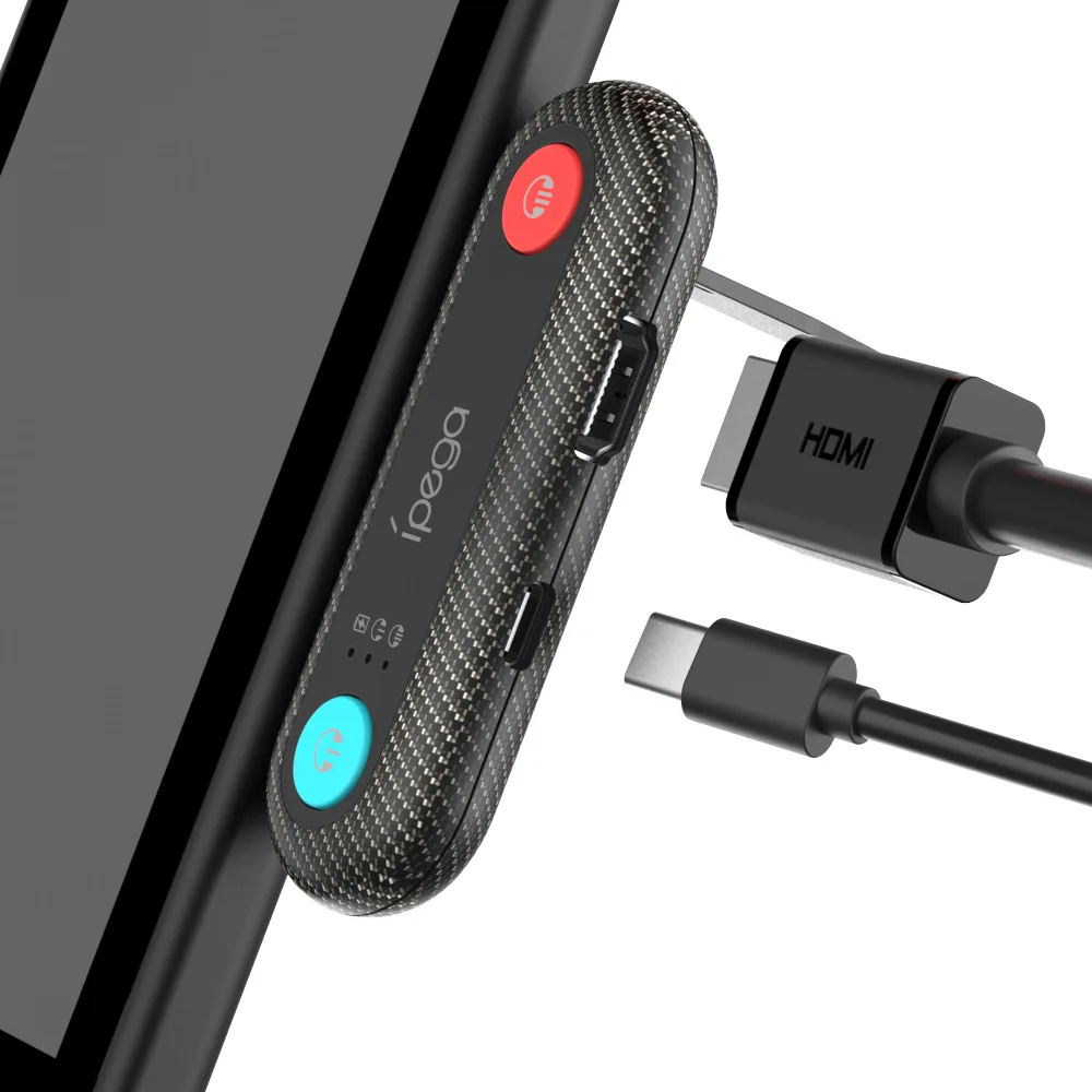 

Беспроводной двойной Bluetooth аудио и видео адаптер HD преобразователь гарнитуры приемник Type C док-станция для Nintendo Switch и консоли NS-Lite