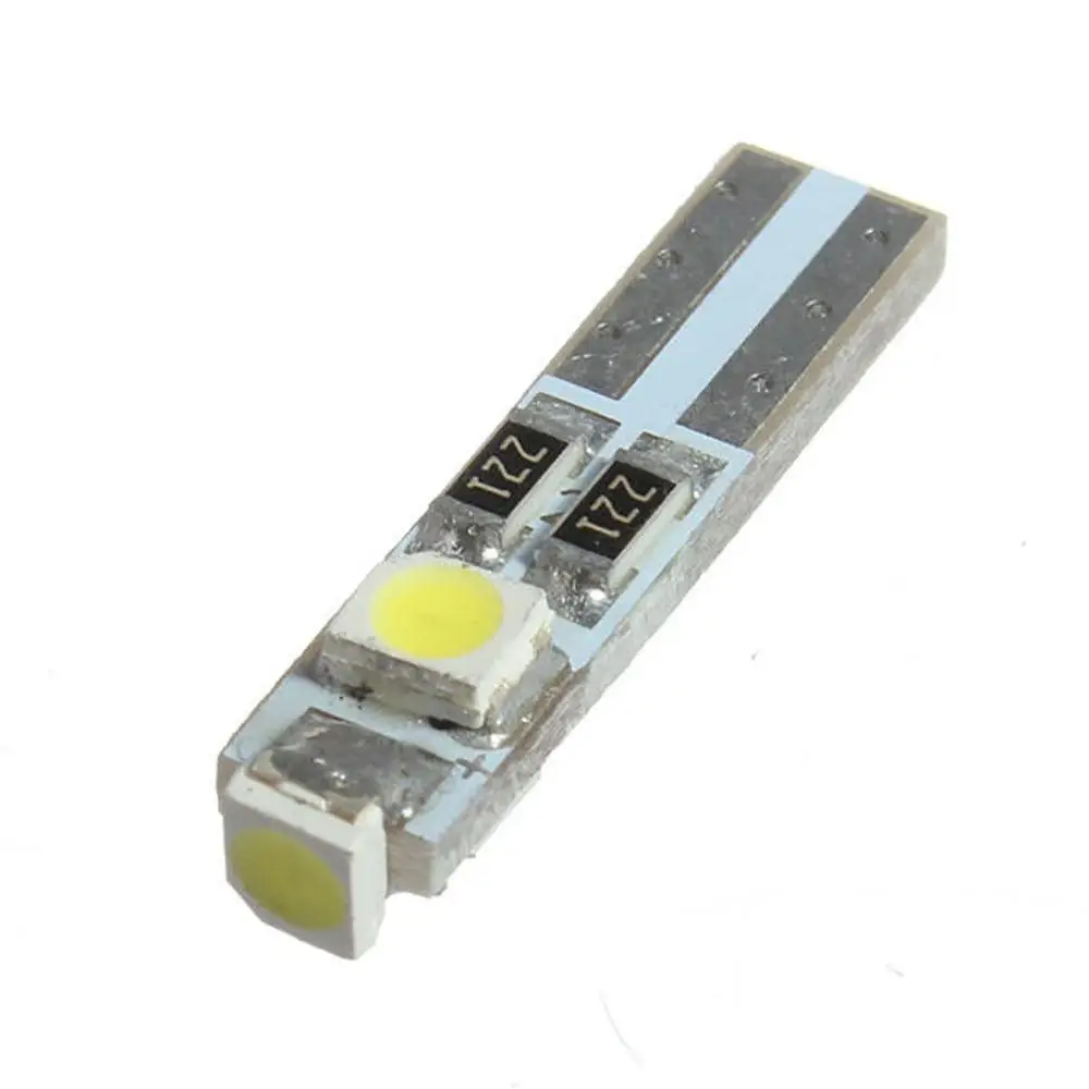 1 шт. T5 W1.2W W3W 74 85 86 206 3 SMD 1210 3528 Светодиодный шторка для боковых окон автомобиля Клин