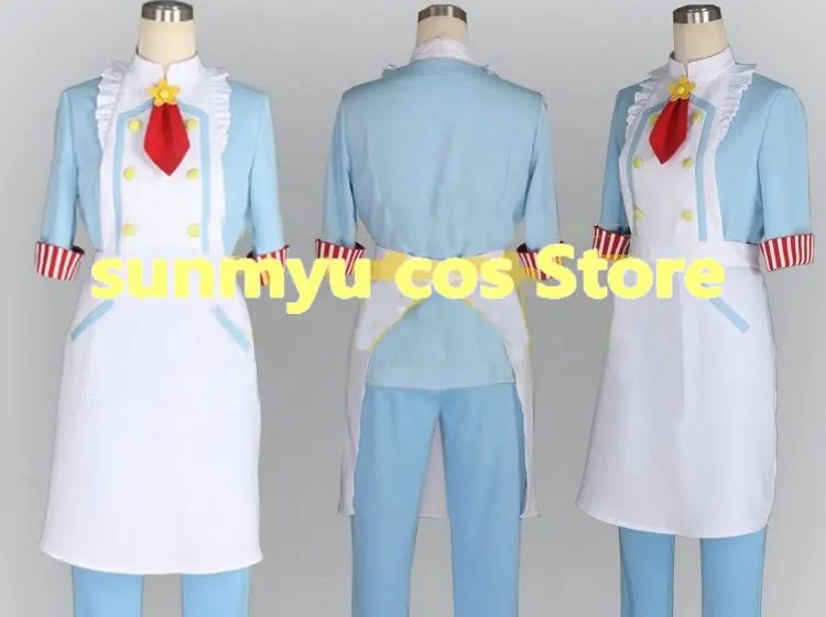 KiraKira Pretty Cure A La Mode Chocolat Kenjou Akira patissier Косплей Костюм нестандартный размер на