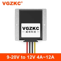 vgzkc 9 20v to 12v dc voltage regulator 12v to 12v automotive automatic buck boost dc dc waterproof power module