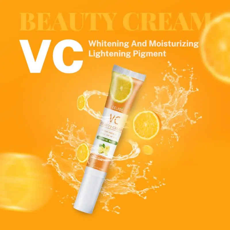 

20g Vitamin C Whitening Cream Deeply Repair Freckles Hydrate Brightening Skin Tone Moisturizing Facial Cream Skin Care TSLM2