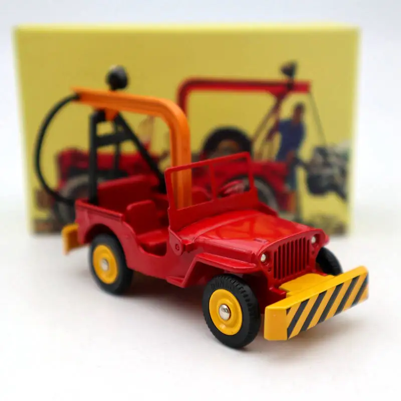 Игрушки Atlas Dinky 1412 Jeep De Depannage Truck красные литые модели автомобилей Коллекция