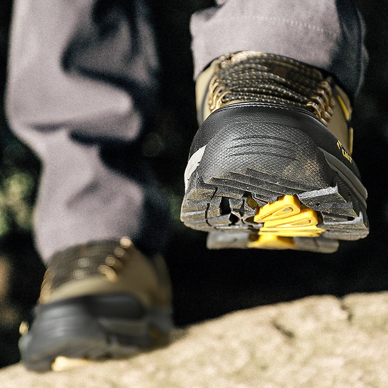 Уличная походная обувь для мужчин противоскользящая подошва горные походные