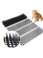 anti cat dog garden prickle strip portable plastic spike keep cats away digging climbing repellent mats garden supplies 1pcs