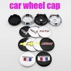 4 шт. SS CAMAR 56 мм 60 мм 65 мм 68 мм логотип автомобиля эмблема колпачок центральной ступицы колеса авто обод ремонт значков Чехлы стикер аксессуары для стайлинга