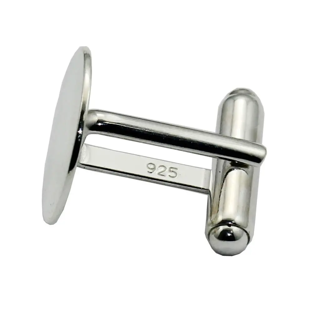 Запонки для мужчин из стерлингового серебра 925 пробы французские деловые