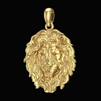 punk men pendant lion pendants charms for jewelry making handmade carve pendants accessories diy