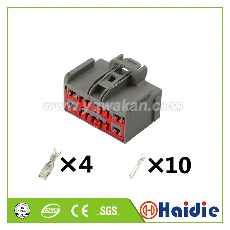 Бесплатная доставка 2 комплекта 14pin Авто Пластиковый кабель жгут проводов