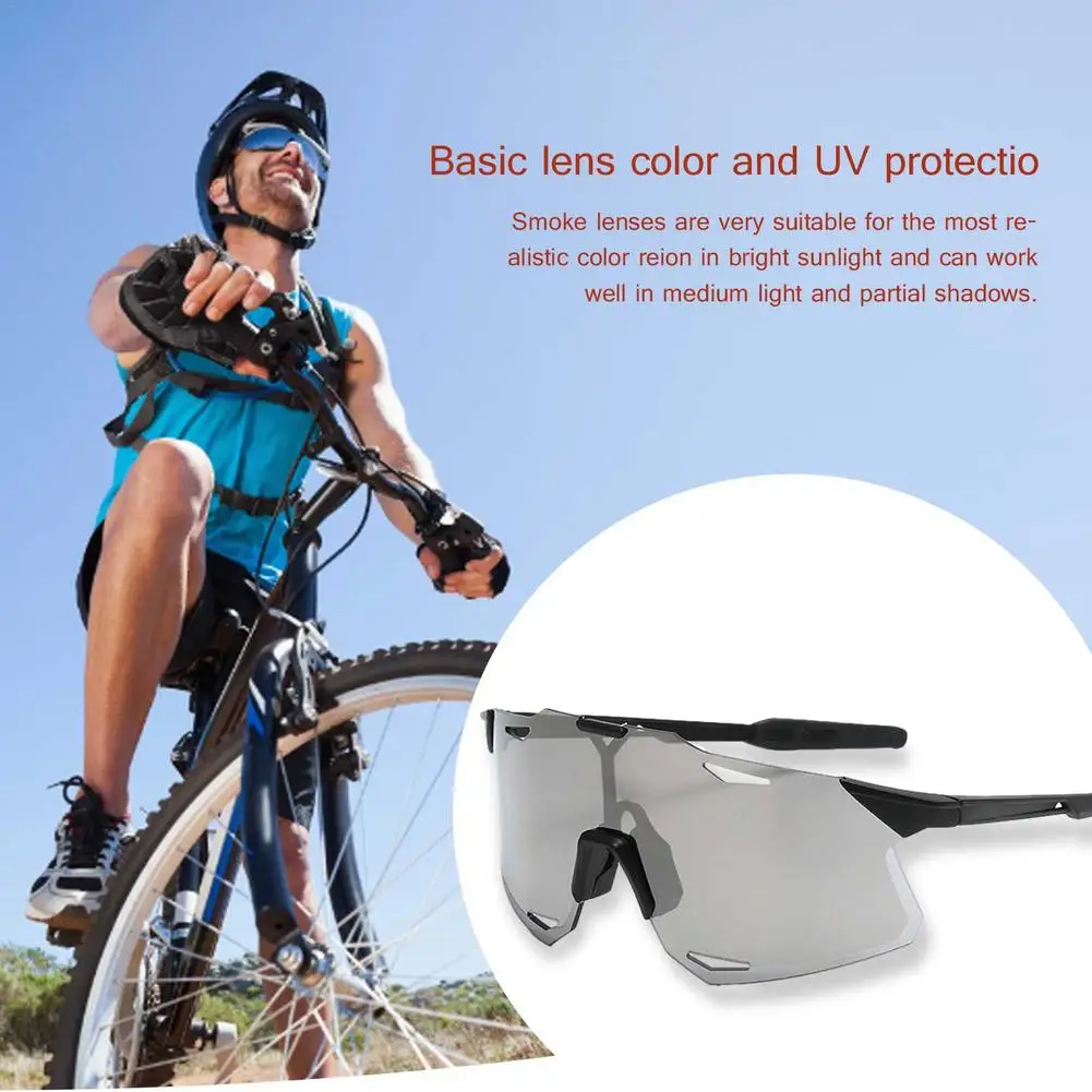 

Outdoor Campion Fashion Lightweight Sturdy Sunglasses Large Frame UV Protection Color Film Sunglasses For Bicycle Hiking