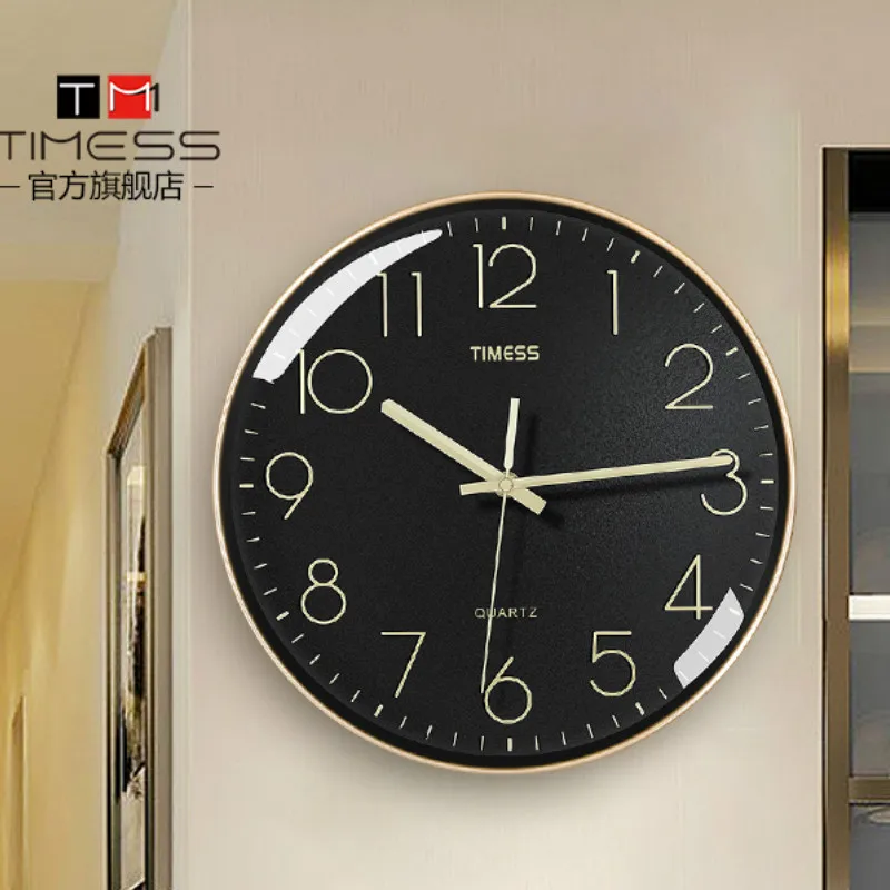 Big Wall Clock Living Room Creative Silent Led Electronic Clocks Calendar Watches Home Decor Kitchen | Дом и сад
