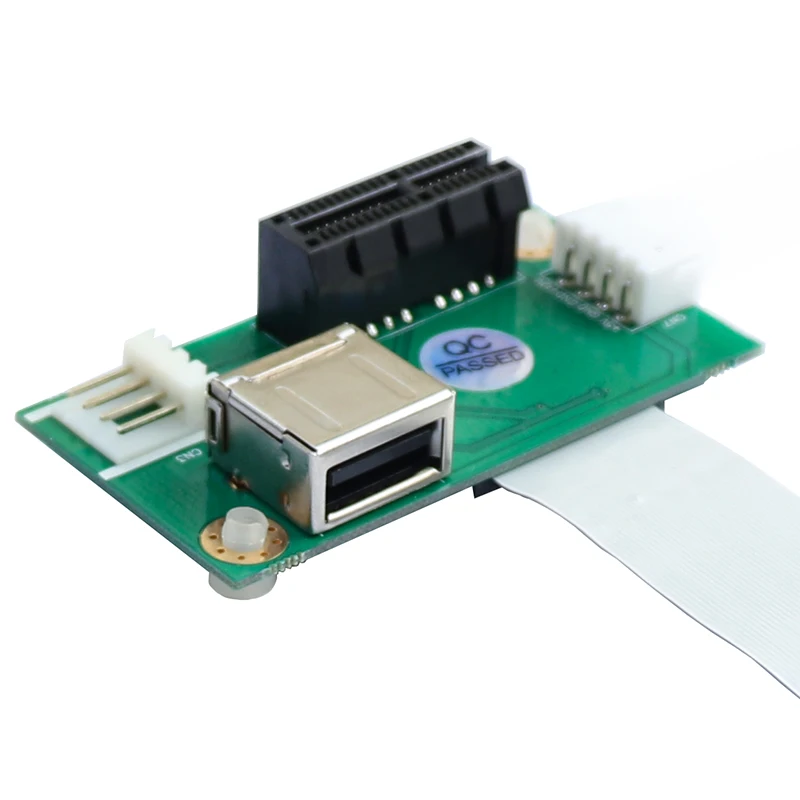 Переходник Mini PCI-E на PCI Express 1X Удлинительный шнур PCIE X1 USB 2 0 кабель FFC | Компьютеры и