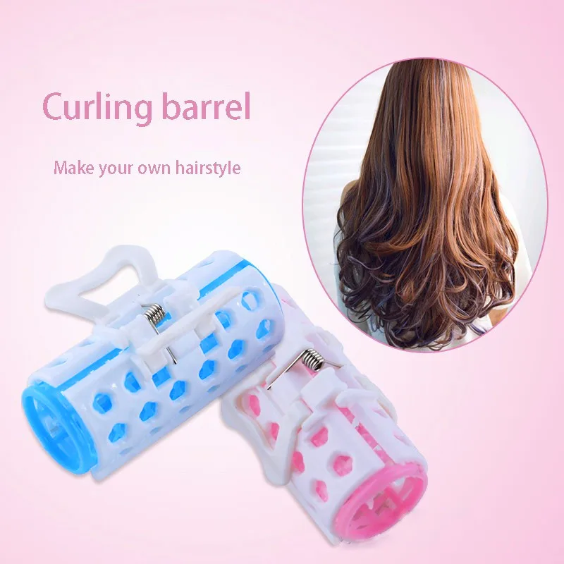 Многофункциональный пластиковый зажим для волос волнистые полоски завивки