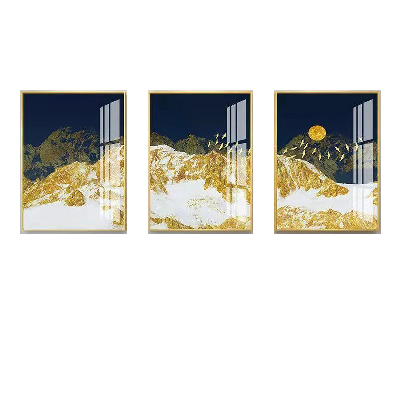 Настенная роспись с рамкой Ламина украшение для гостиной в скандинавском стиле