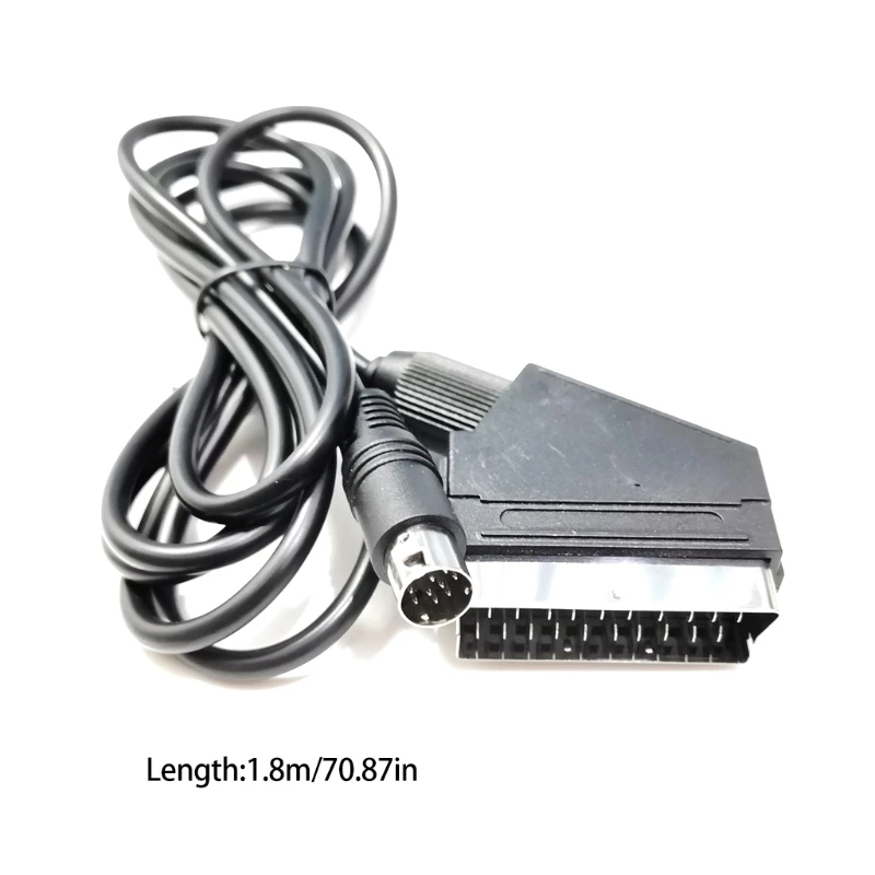 Свинцовый кабель RGB Scart 1 8 м для sega Mega Drive 2 Genesis MD2 AV Scar 1XCE|Кабели| |