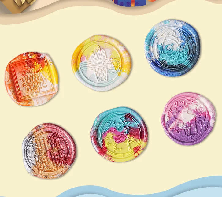 Уникальные Винтажные бусины с восковым уплотнением для конверта свадебная