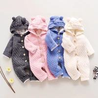 new winter autumn baby bodysuit clothing for newborn baby boys romper knit baby girls jumpsuit for kids clothes long sleeve