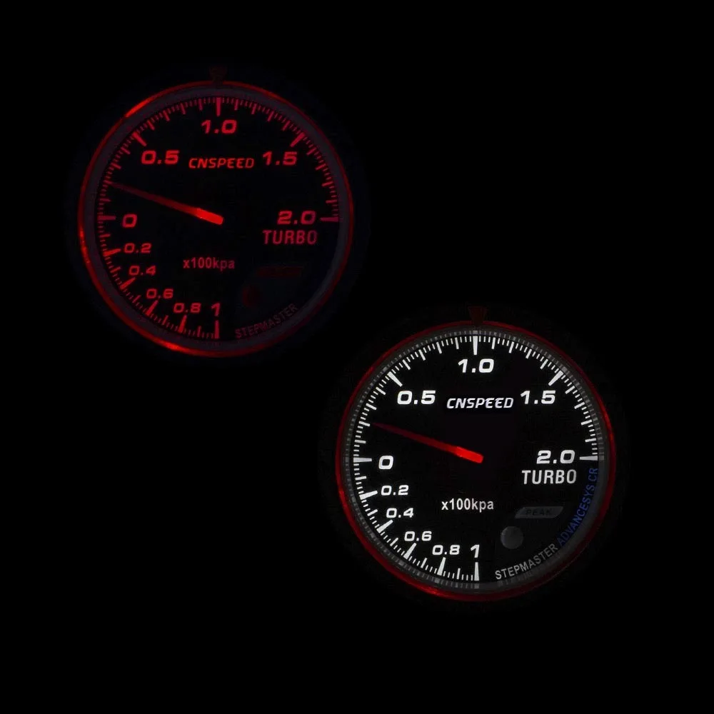 CNSPEED 60 мм вольт метр Температура воды Температура масла Датчик турбо Boost датчик масла пресс метр выхлопных газов датчик температуры EGT/EXT Вакуумный датчик