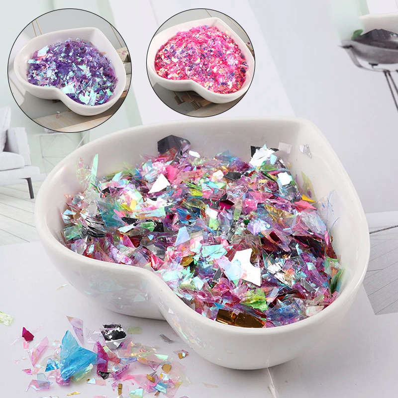 Shell Paper Candy Pieces Cellophane Colorful DIY Crystal Mud Clothing Accessories Epoxy Handmade Materials | Дом и сад