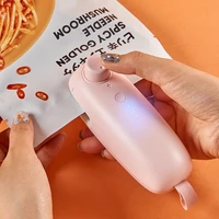 portable usb charging heating plastic bag hand pressure handheld sealing machine mini household small food packaging bag device