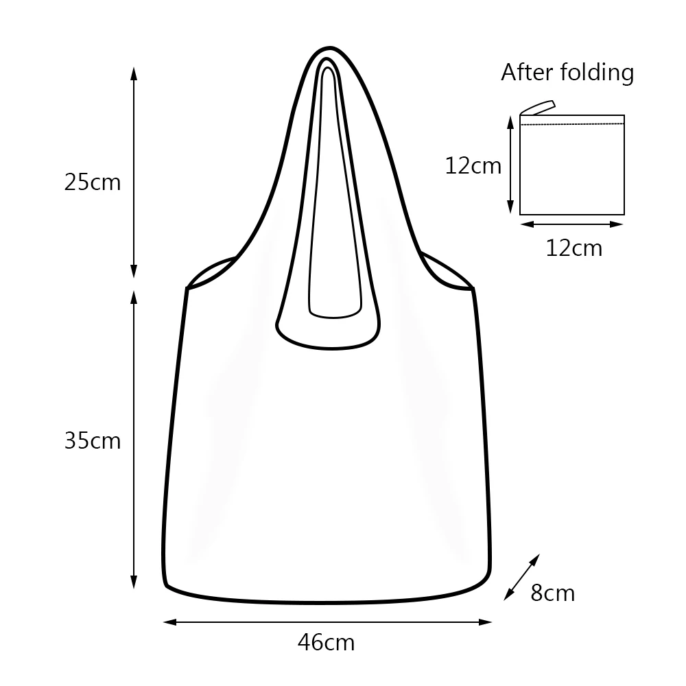 

Reusable Shopping Bag Foldable Polyester Bag Eco-Friendly Shopping Handbag Large Capacity Grocery Bags Folding Shopping Totes