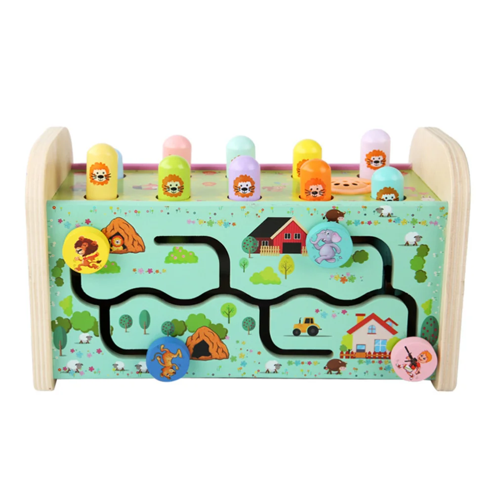 

1 Set of Mole Knoching Xylophone Toddler Early Learning Educational