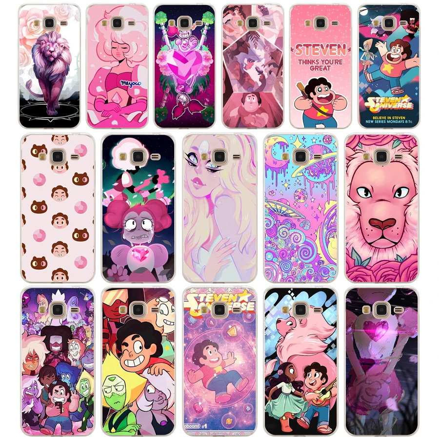 Мягкий Силиконовый ТПУ чехол 060FG для телефона с мультяшным Стивеном Вселенной