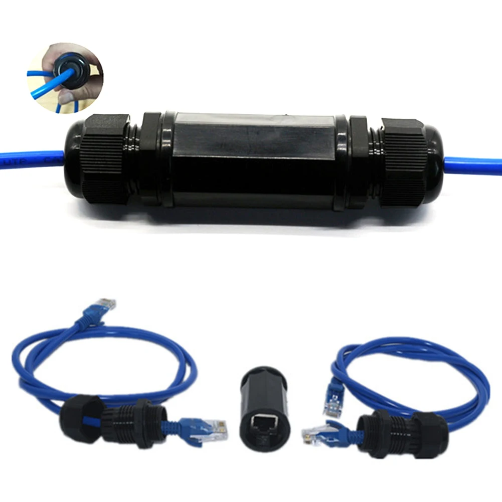 Простой в использовании пылезащитный женский соединитель черный