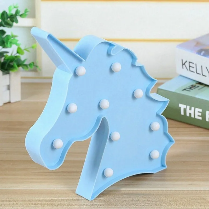 Ночник в виде единорога светодиодная лампа ночник домашний декор для спальни