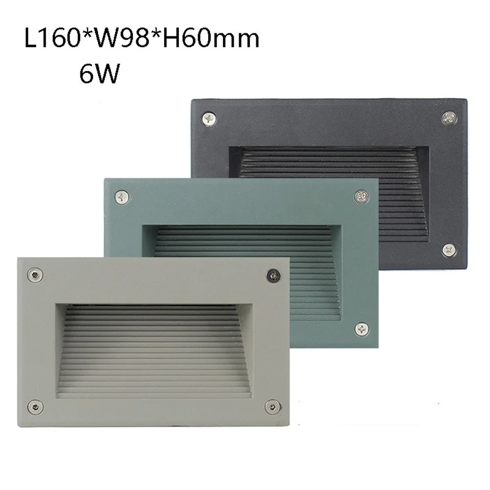 Встраиваемая настенная светодиодная лампа углубленный водонепроницаемый