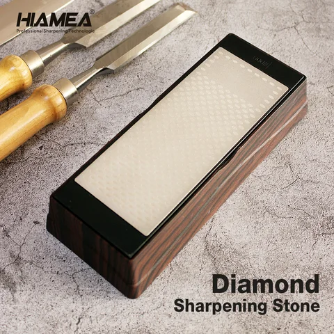 Точилка для кухонных ножей HIAMEA, Алмазный точильный камень, двусторонний точильный камень для ножей