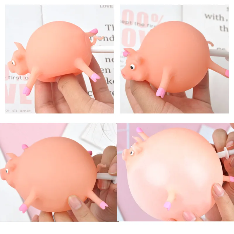 TPR Can Blow Small Animals Vent Toys Squeeze Music Forest Party Baby Shower Birthday Party Decoration Anniversary