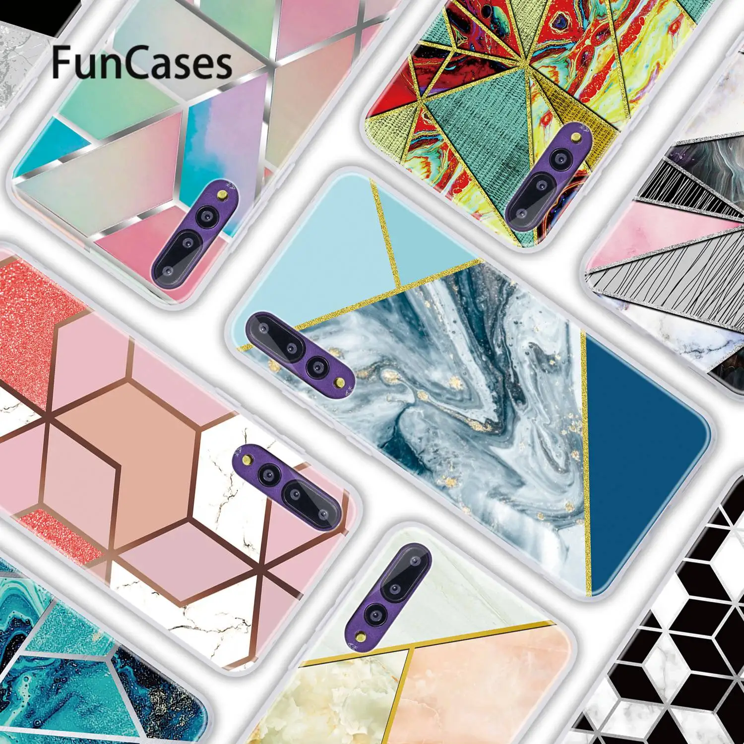 Чехлы из серебристой проволоки для телефонов чехлы Huawei P20 Pro мобильных Ascend чехол