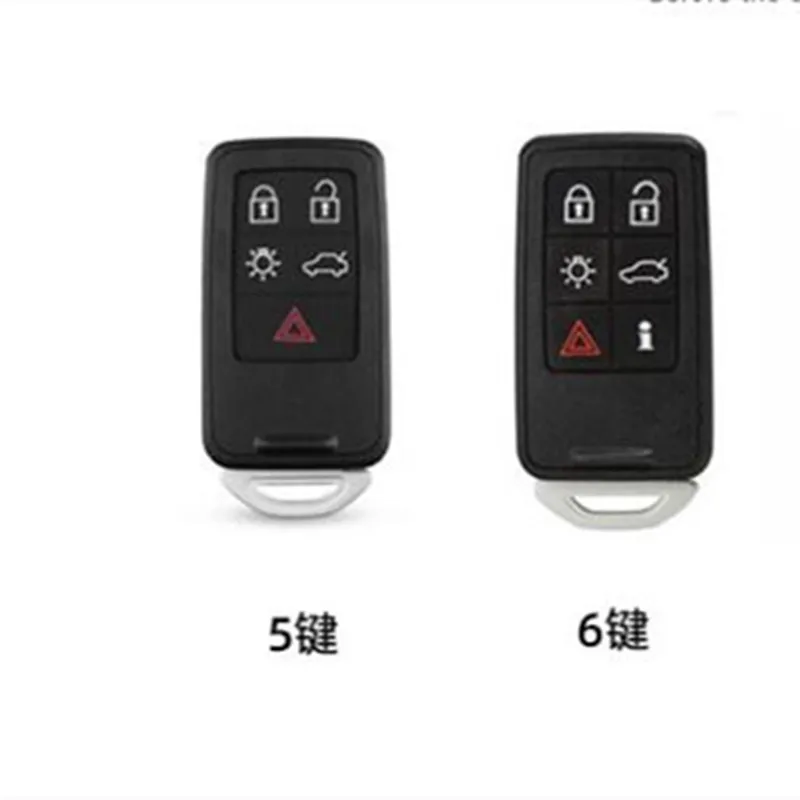 Чехол для автомобильного ключа Volvo S60 S80 XC70 XC90 5 6 кнопок аксессуары стайлинга