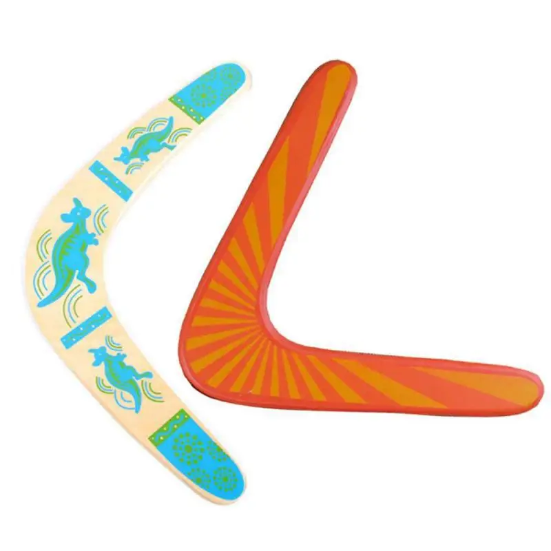 

New Outdoor Kids Wooden Boomerang Toy Flying Wood High Intensity V Shaped Funny Boy Game Gift For Entertainment