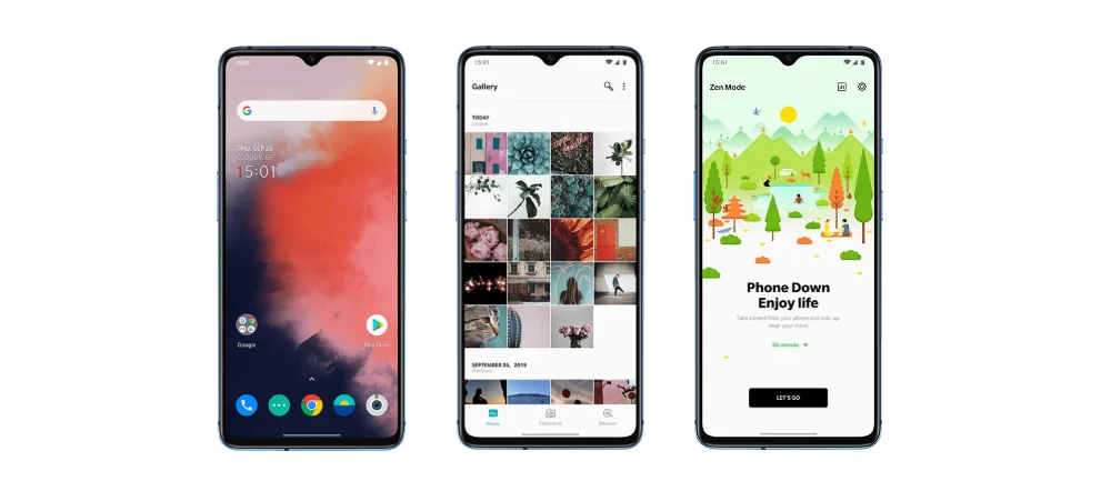 Смартфон OnePlus 7 T 7 T Snapdragon 855 Plus с глобальной прошивкой, Восьмиядерный процессор 6,55 дюйма, 90 Гц, AMOLED экран, 48мп, тройная камера, 30 Вт, NFC, Android 10 промо-код newyear1200 / newyear600