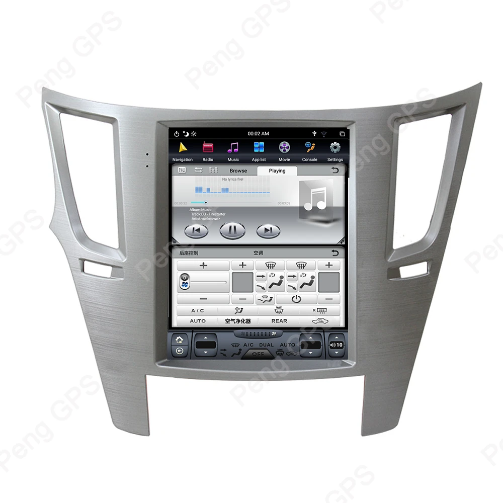 Android 9 0 Tesla стиль для Subaru Legacy Outback 2009 2014 автомобильный стерео GPS навигация