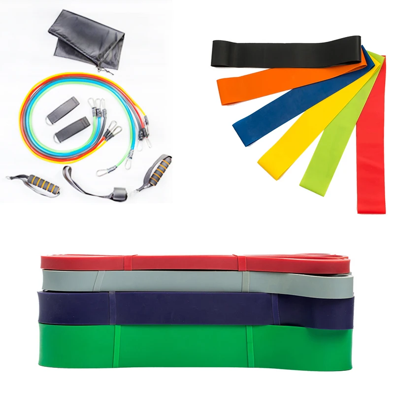 Набор эспандеров для йоги эластичная резиновая лента занятий йогой и