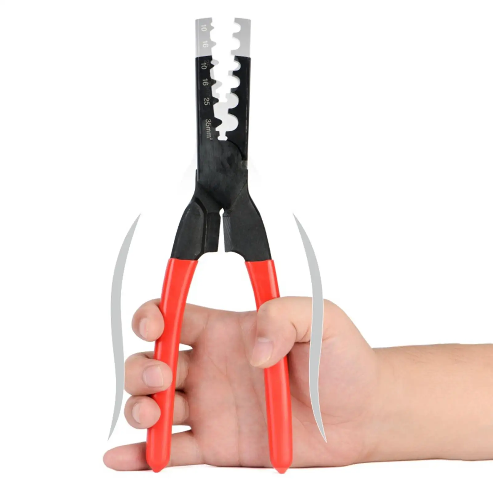 

PZ0.25-35mm² Non-slip Crimper Plier Tool Multifunctional Cable End-Sleeve Compression Stripper Wire Cutting Plier Accessories