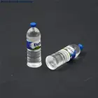 Миниатюрные бутылки для минеральной воды для кукольного домика 1:12, 2 шт., аксессуары для гостиной