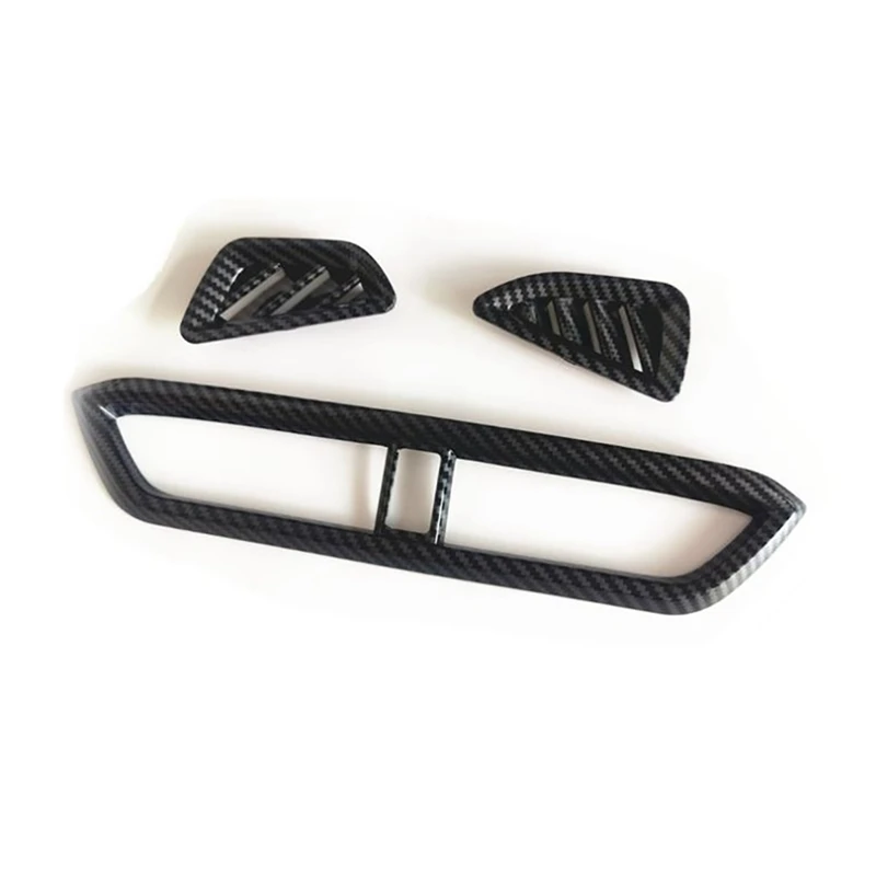 

For MG 5 MG5 2020 2021 Car Central Control Dashboard Air Outlet Vent Cover Trim Decoration Frame Carbon ABS Accessories