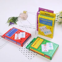 36pcs children mathematics learning cards kids educational toy montessori materials addition subtraction math teaching cards