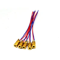 5pcs mini 3mw 5mw 650nm red laser module dot diode led lights 5v 6x10mm